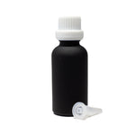 Frasco Negro Matizado 50ml con Inserto