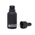 Frasco Negro Matizado 15ml con Bulbo