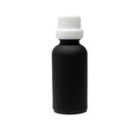 Frasco Negro Matizado 30ml con Inserto
