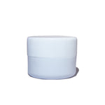 Pomadera Estireno 6g. Base Blanca Con Tapa Blanca