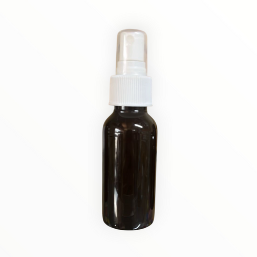 Envase de PET Ambar 60ML con Atomizador de boton
