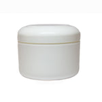 Pomadera Doble Fondo Blanco 240ml