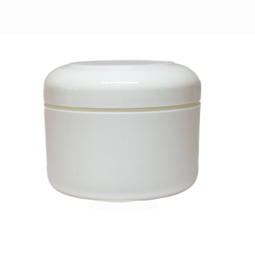 Pomadera Doble Fondo Blanco 240ml