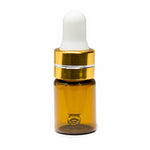 Frasco Ámbar Cosmético 2ml con Bulbo